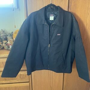 Dickies Black  Canvas Insulated Eisenhower Work Jacket Size XL